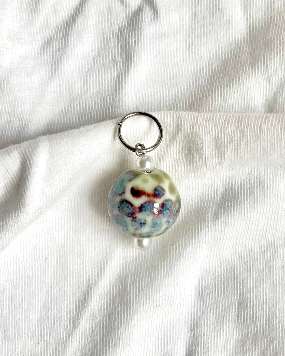 Blueberry Matcha - Stitch Marker