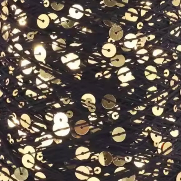 24K Noir - Cher BIG SEQUIN YARN