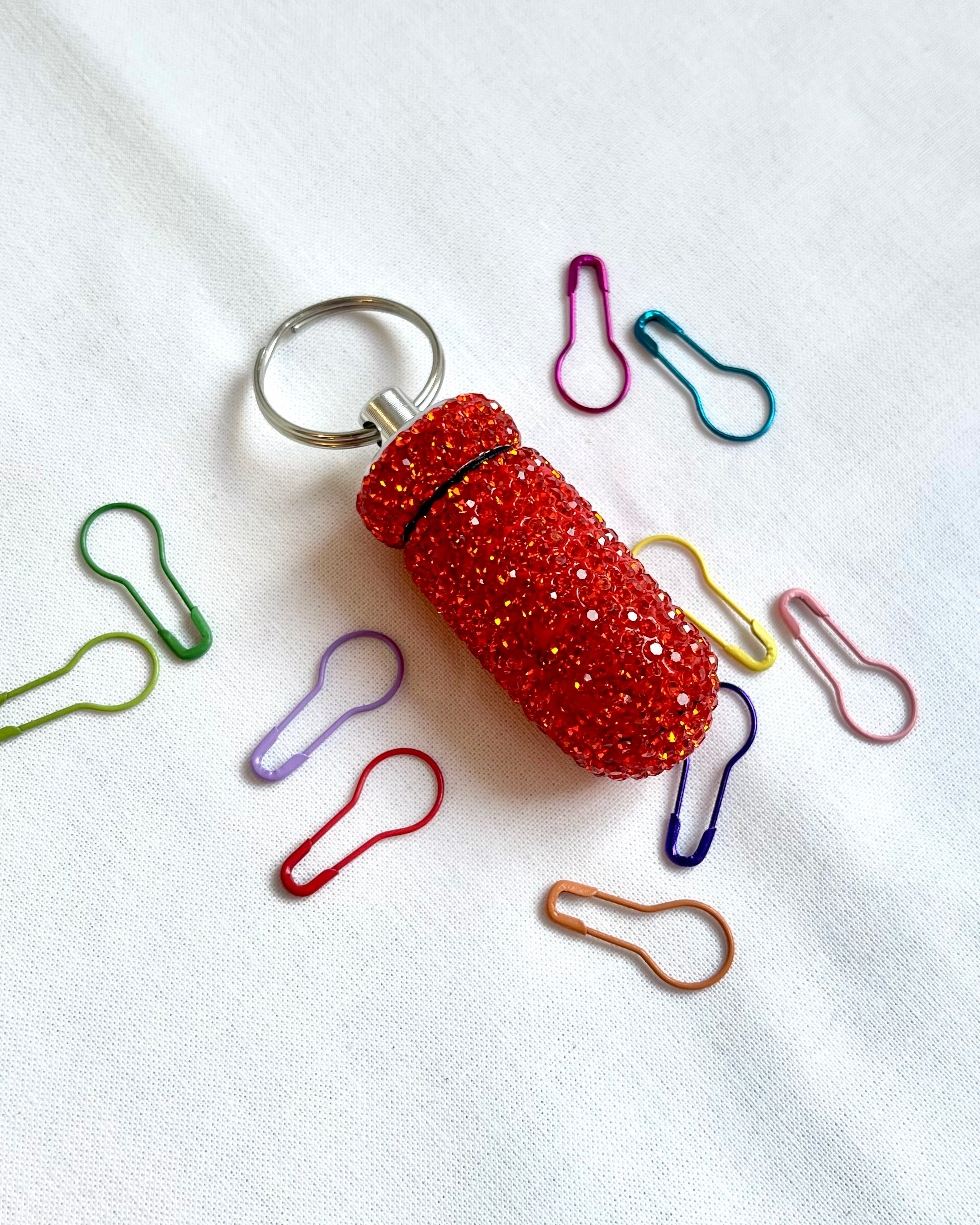 Firecracker - Bling Stitch Marker Container