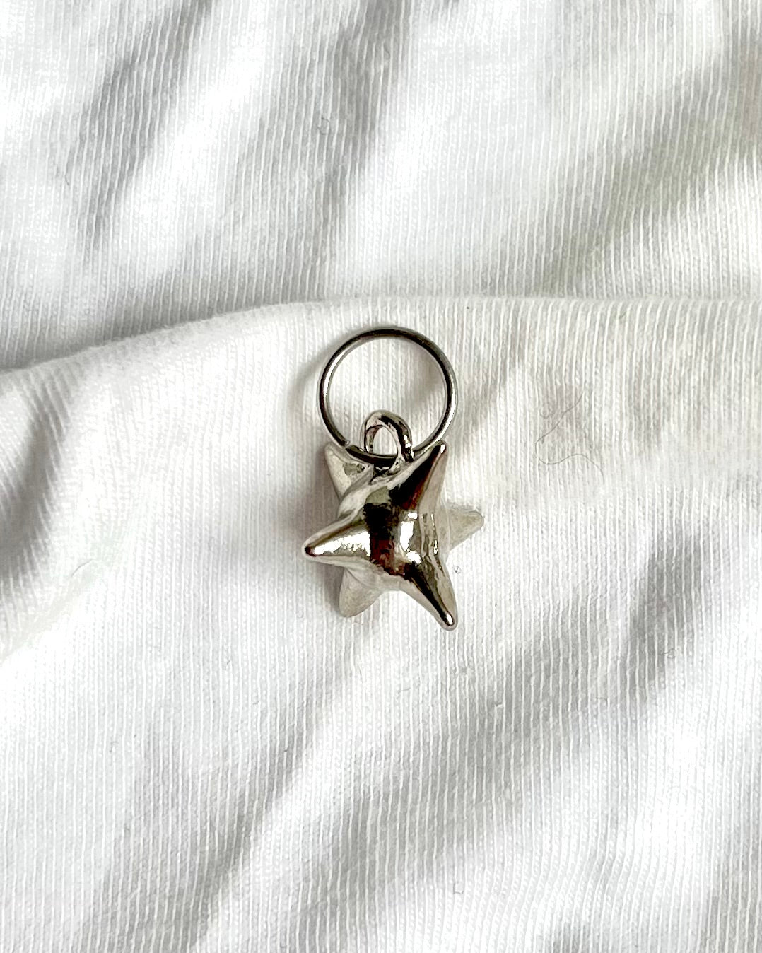 Silver Explotion - Stitch Marker