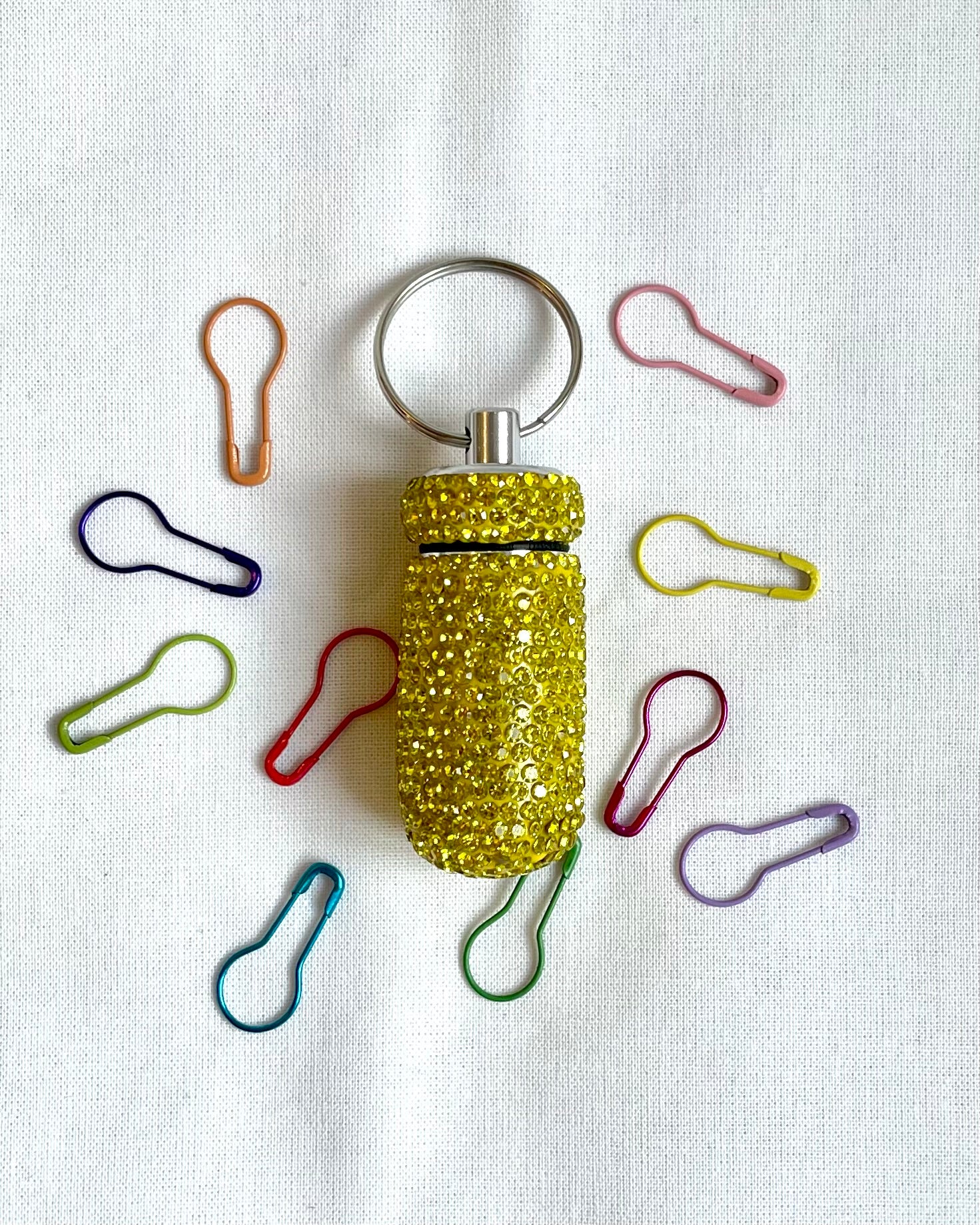 Limoncello - Bling Stitch Marker Container