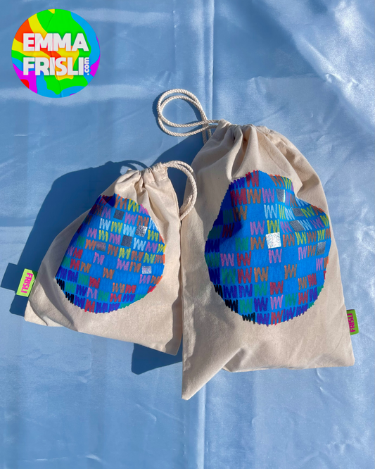 DISCONTINUED Disco Blu - String Bag